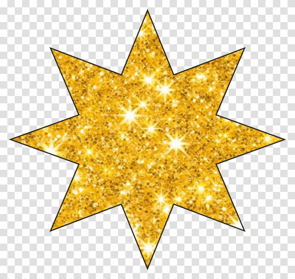 Sfghandmade Star Freetoedit Sticker Sticker Goldstar Circle, Cross, Light, Glitter Transparent Png
