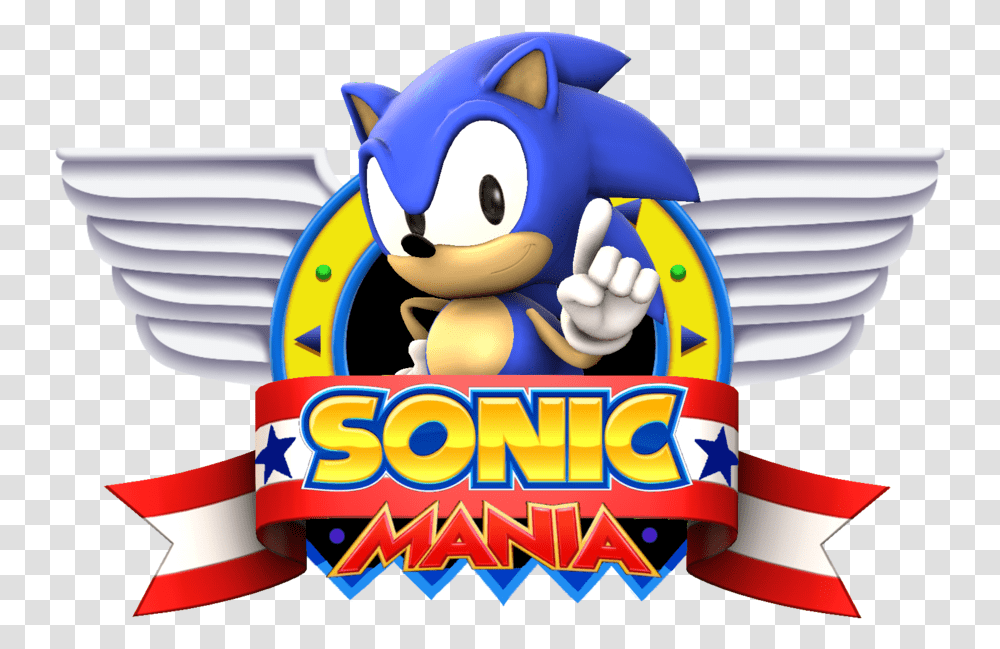 Sfm Sonic Mania Title Screen Remake By Blueeyedthunder Sonic Mania Title Screen, Toy, Crowd Transparent Png