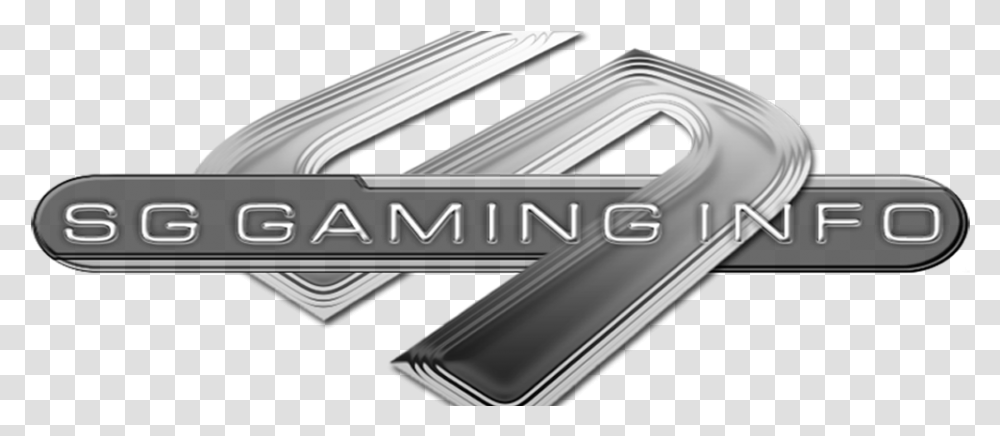 Sggaminginfo Sg Gaming Long Logo, Symbol, Trademark, Text, Arrow Transparent Png