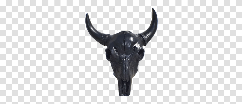 Sh Black Cow Skull Solid, Bull, Mammal, Animal, Cattle Transparent Png