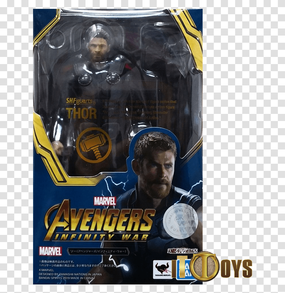 Sh Figuarts Marvel Infinity War Thor, Person, Human, Poster, Advertisement Transparent Png