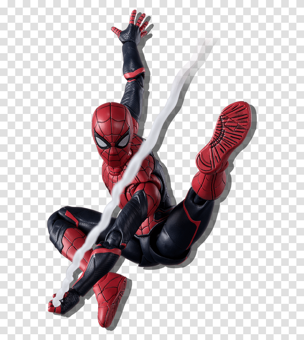 Sh Figuarts Spider Man Far From Home Upgraded Suit, Person, People, Team Sport Transparent Png