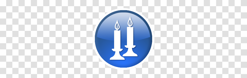 Shabbat Candles Clipart Transparent Png