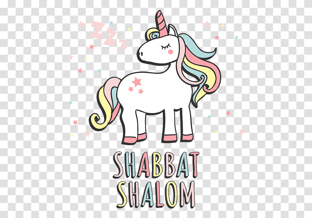 Shabbat Shalom Jewish Unicorn Baby Onesie Shabbat Shalom Unicorn, Poster, Advertisement, Paper, Book Transparent Png
