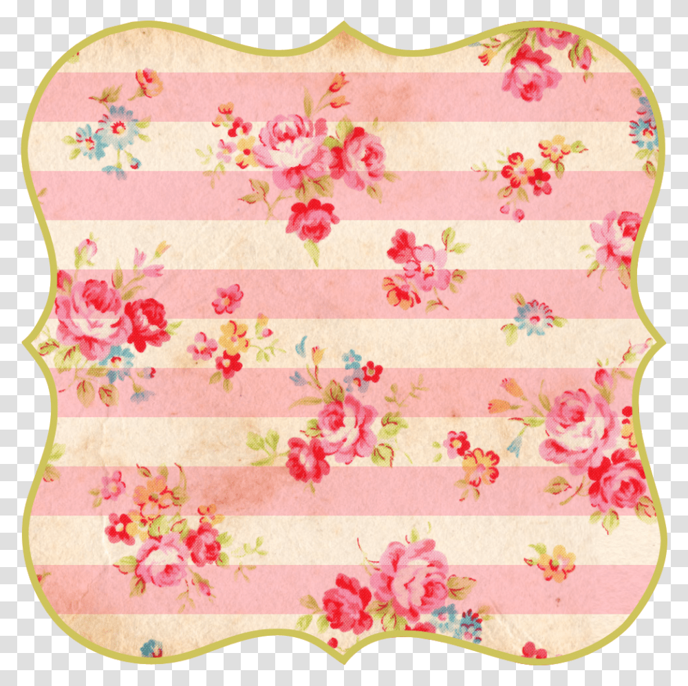 Shabby Chic Clipart Vintage Floral Tags Clip Art, Rug, Apparel, Accessories Transparent Png