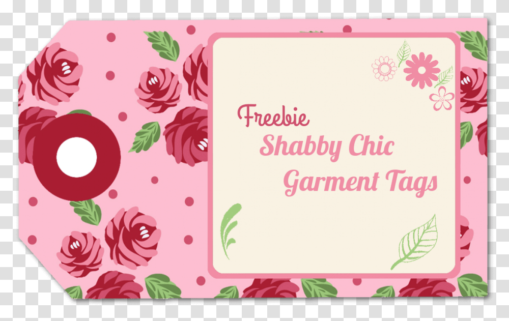 Shabby Chic Tags Garden Roses, Envelope, Mail Transparent Png