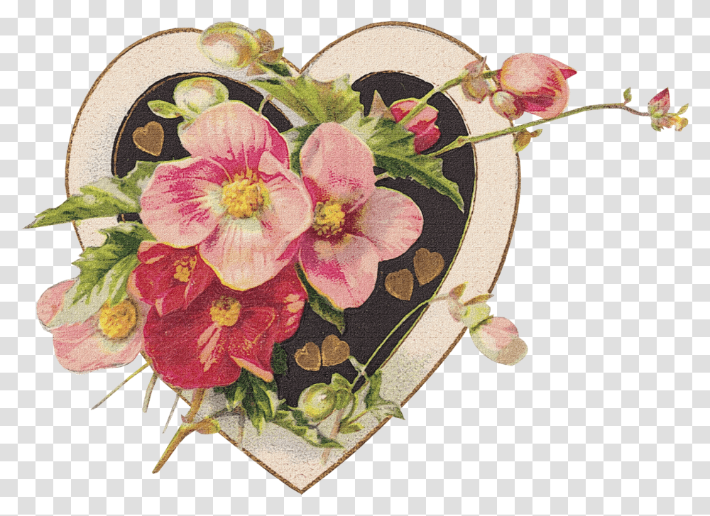 Shabby Chic Valentines Day, Plant, Floral Design, Pattern Transparent Png