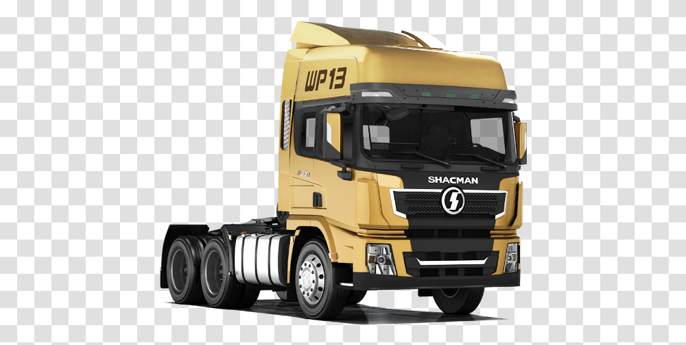 Shacman Truck, Vehicle, Transportation, Trailer Truck, Person Transparent Png
