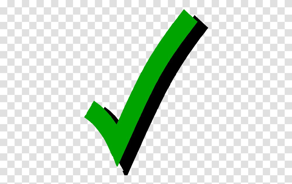 Shaded Checkmark Green Check Mark, Symbol, Text, Logo, Trademark Transparent Png