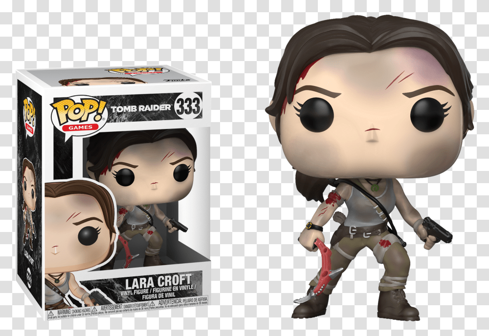 Shadow Of The Tomb Raider Funko Pop, Person, Toy, Animal Transparent Png