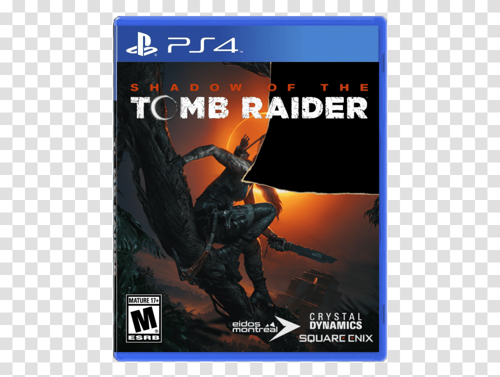 Shadow Of The Tomb Raider, Poster, Advertisement, Person, Novel Transparent Png