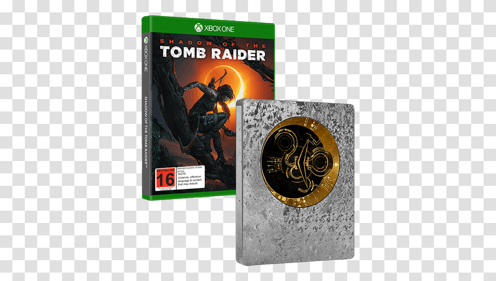 Shadow Of The Tomb Raider Ps4 Steelbook, Person, Human, Disk, Dvd Transparent Png