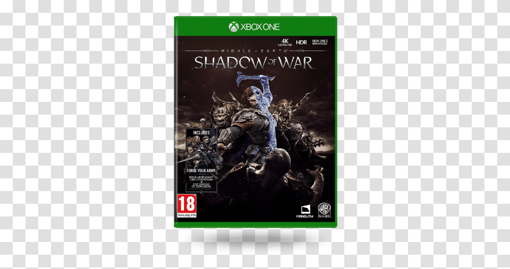 Shadow Of War Xbox One Cd Middle Earth Shadow Of War Ps4, Poster, Advertisement, Person, Human Transparent Png