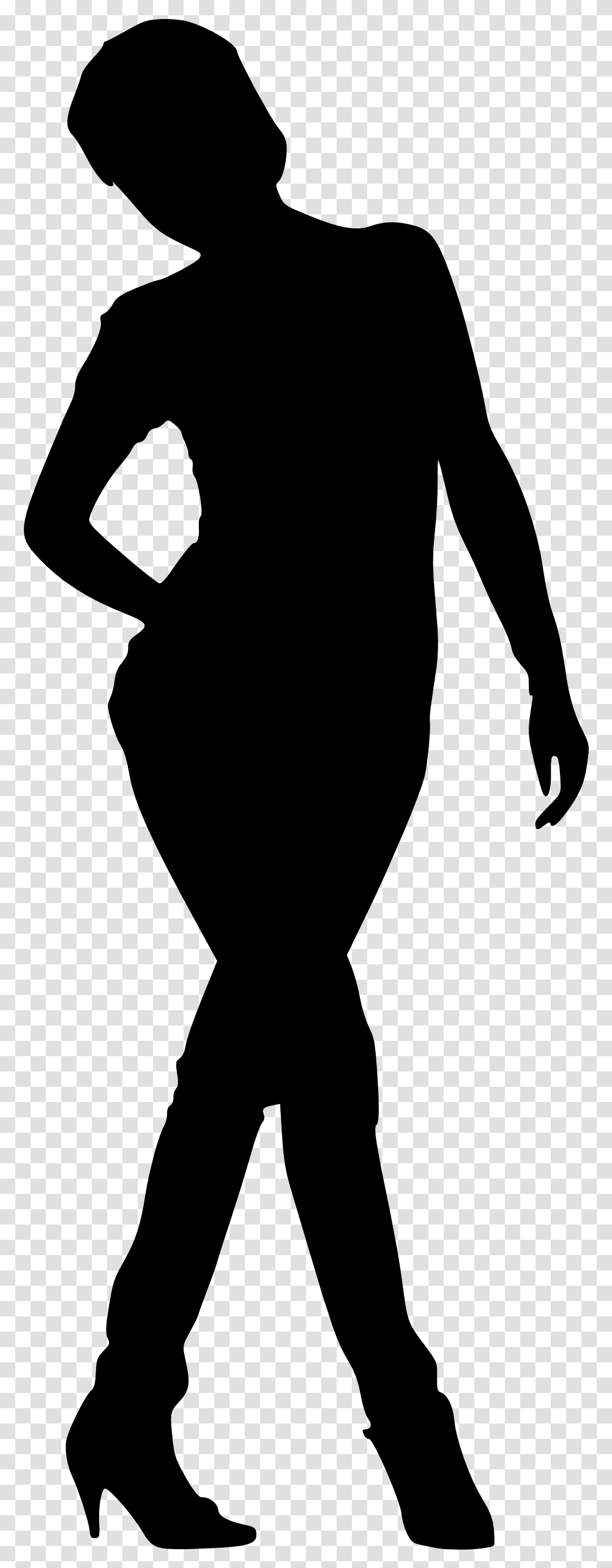 Shadow Of Woman, Gray, World Of Warcraft Transparent Png