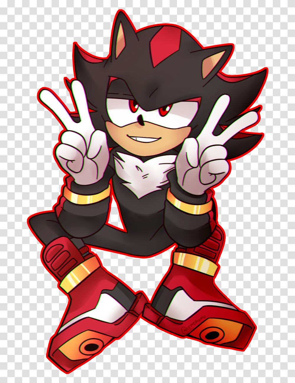 Shadow The Hedgehog Dabbing, Hand, Fist Transparent Png