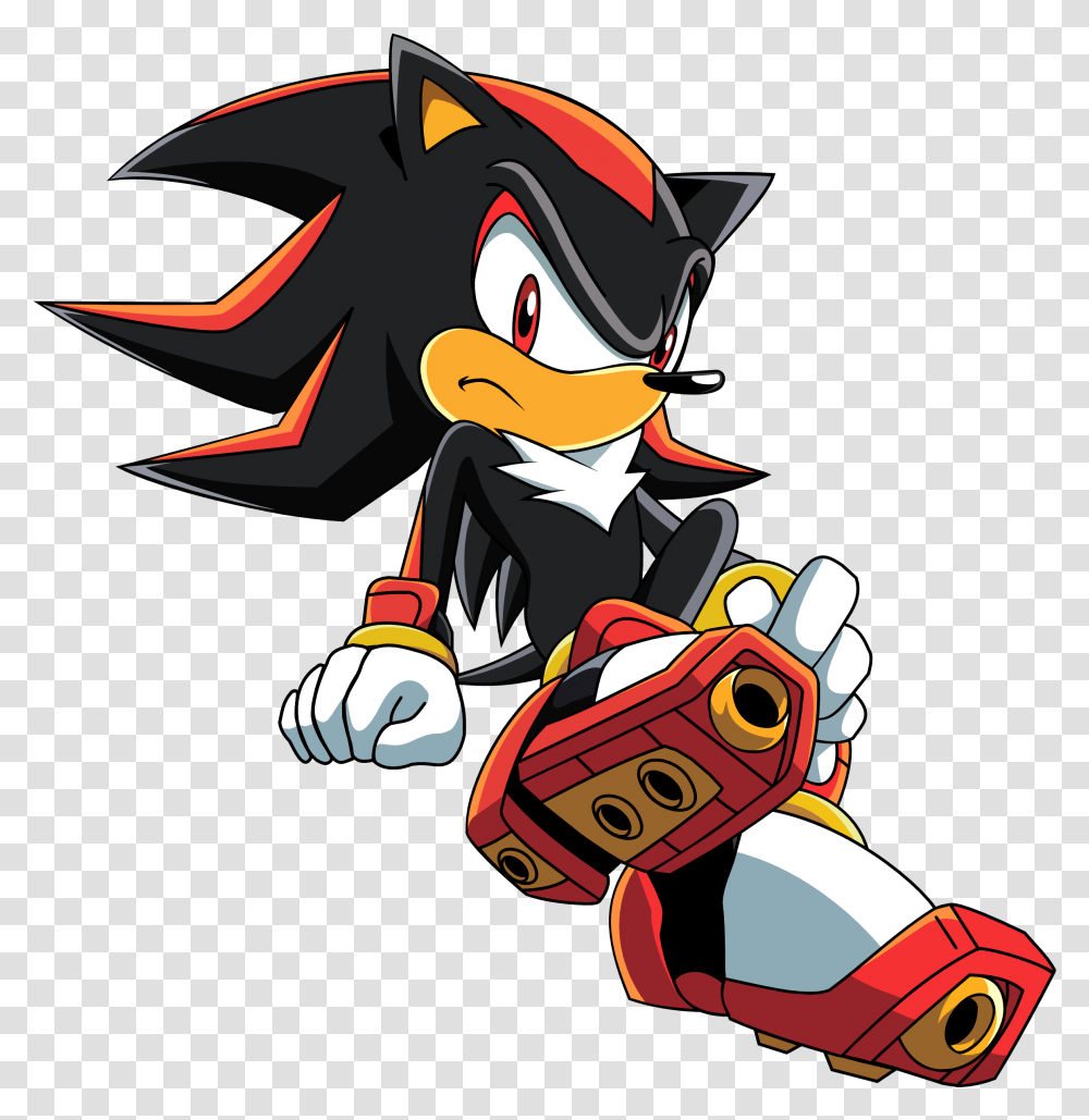 Shadow The Hedgehog Sitting Sonic X Shadow The Hedgehog Shadow The Hedgehog Sonic X, Clothing, Apparel, Pirate, Chain Saw Transparent Png