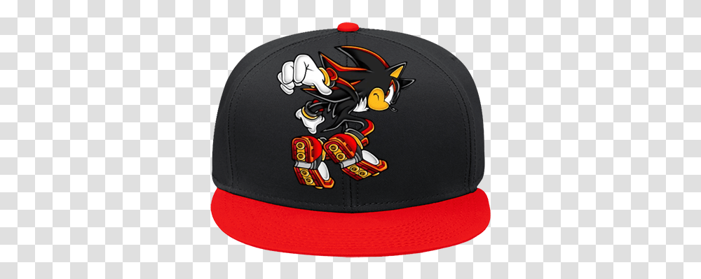 Shadow The Hedgehog Snap Back Flat Bill Hat Shadow The Hedgehog Hat, Clothing, Apparel, Baseball Cap Transparent Png