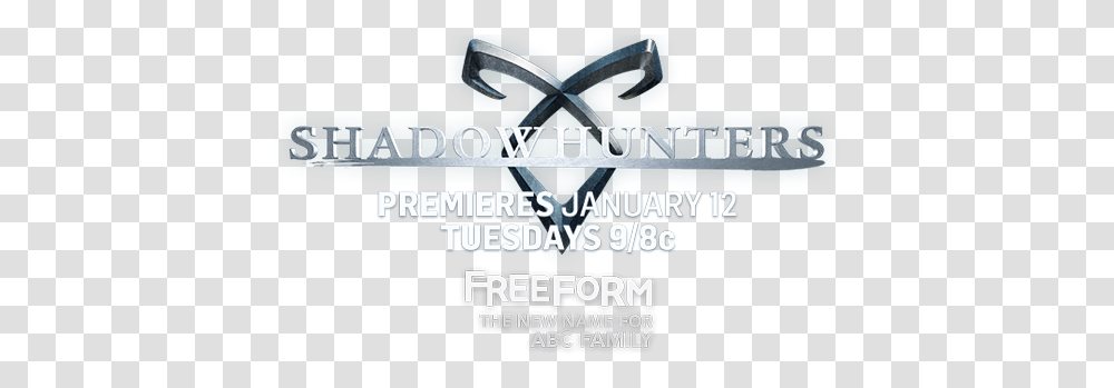 Shadowhunters And Abc Family Logos Shadowhunters, Text, Flyer, Poster, Paper Transparent Png