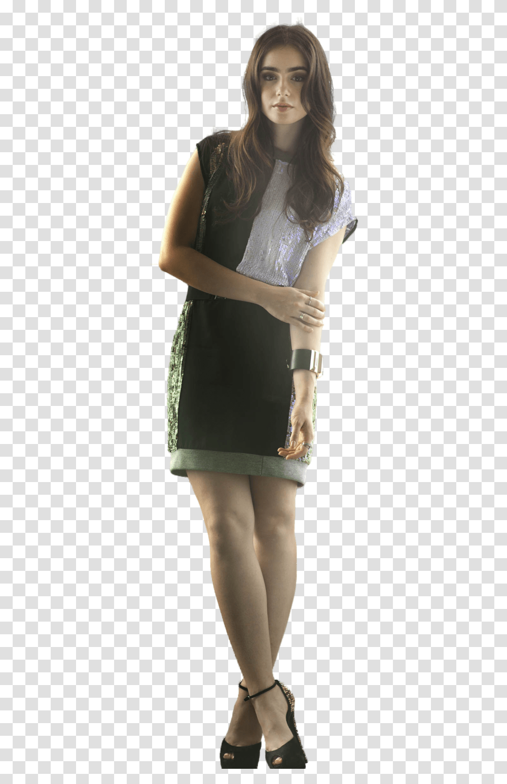 Shadowhunters Lily Collins Sad Download, Person, Human, Apparel Transparent Png