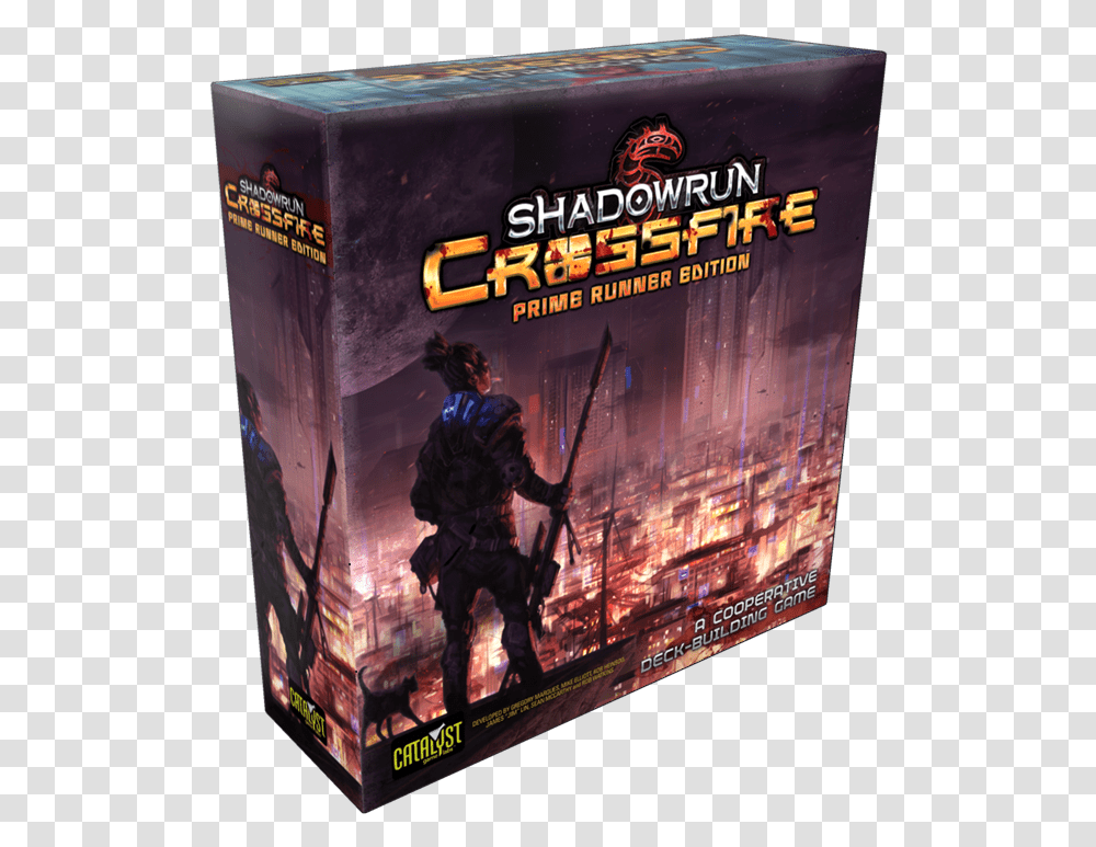 Shadowrun Crossfire Prime Runner Edition, Person, Human, Poster, Advertisement Transparent Png
