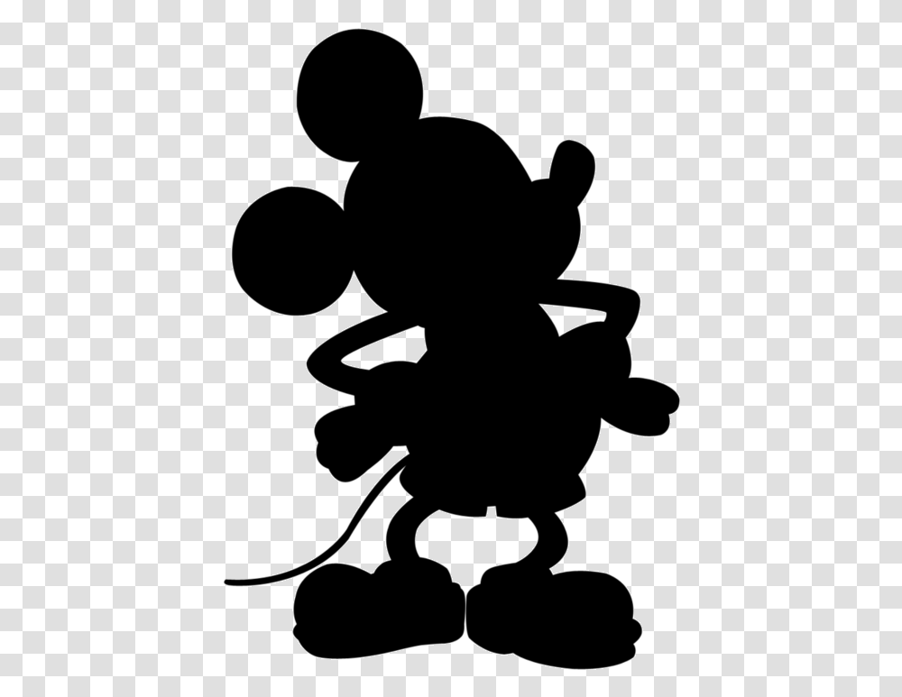 Shadows Clipart Mickey Mouse Mickey Mouse Silhouette Clipart, Stencil, Person, Human Transparent Png