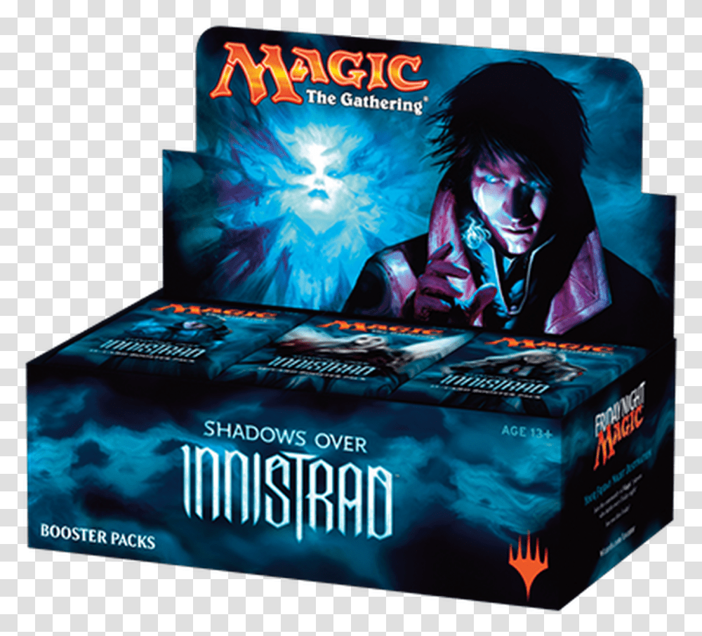 Shadows Over Innistrad Booster Box Shadow Over Innistrad Box, Advertisement, Poster, Flyer, Paper Transparent Png