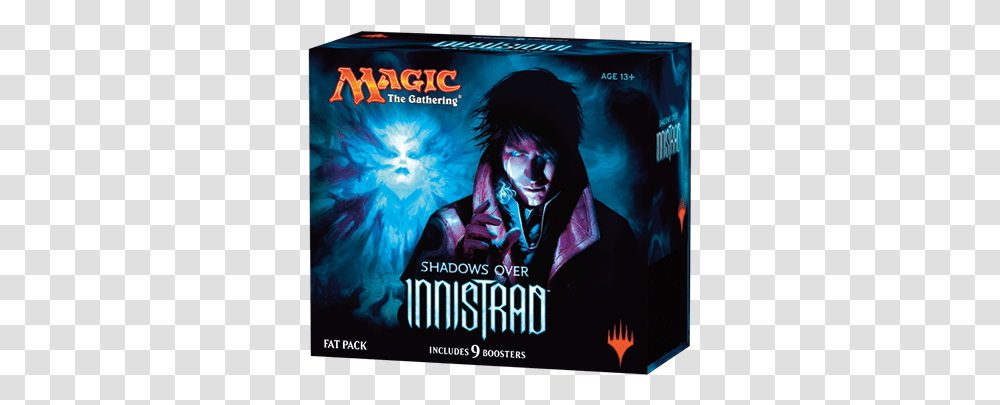 Shadows Over Innistrad Fat Pack Shadow Over Innistrad Box, Person, Human, Poster, Advertisement Transparent Png