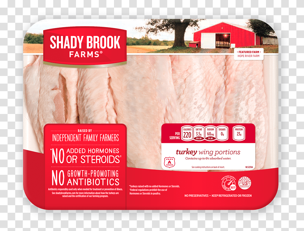 Shady Brook Farms Turkey Wings, Advertisement, Poster, Flyer, Paper Transparent Png