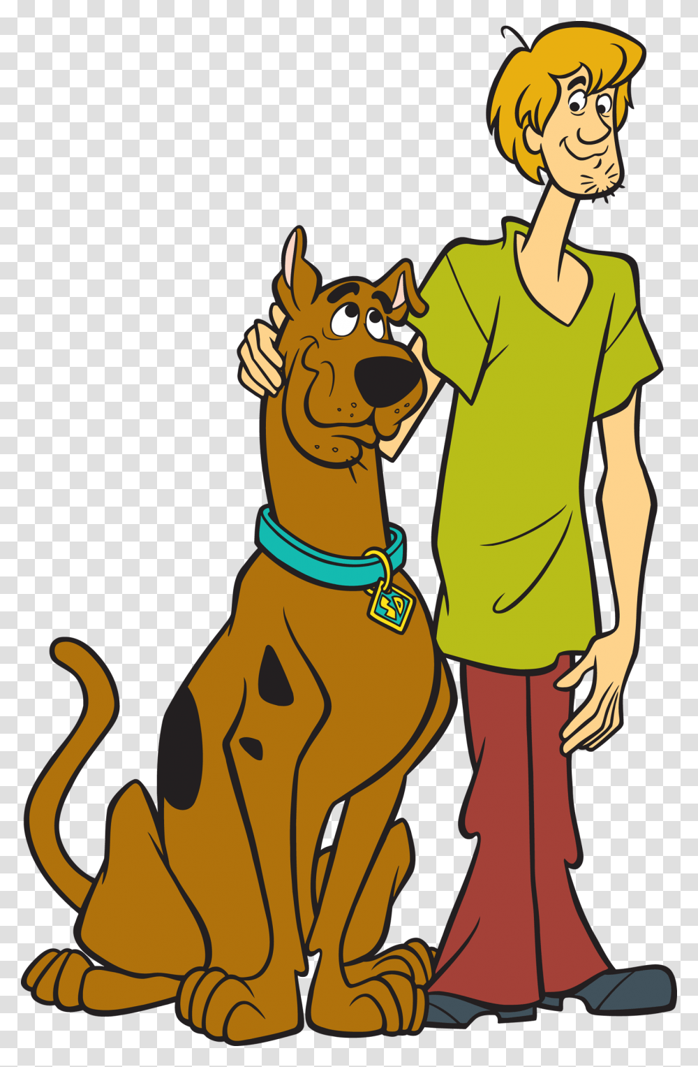 Shaggy Dog Clipart Clip Library A Scooby Shaggy Rogers And Scooby, Animal, Mammal, Pet, Costume Transparent Png