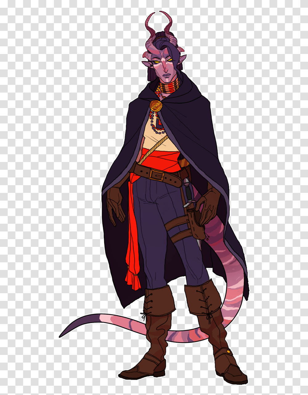 Shail Vakoth My Tiefling Warlock For A Dampd Campaign Tiefling Warlock Male, Apparel, Person, Human Transparent Png
