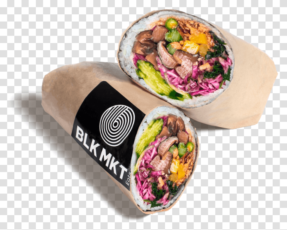 Shaka Poke Don Download Blk Mrkt St Louis, Food, Burrito, Burger, Sandwich Wrap Transparent Png