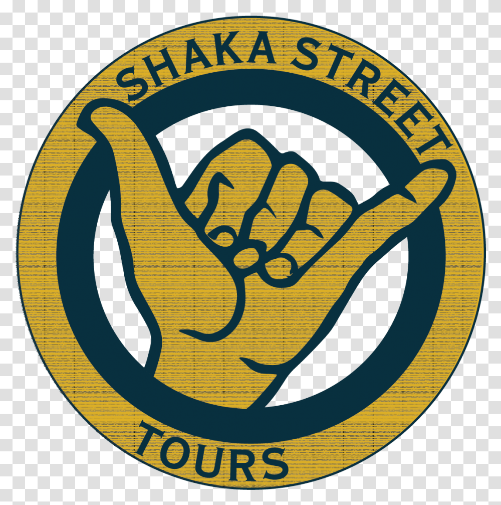 Shaka Street Tours Emblem, Label, Logo Transparent Png