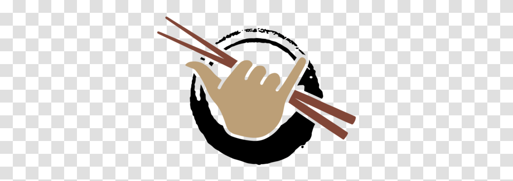 Shaka Sushi And Noodle Bar Illustration, Hand, Bird, Animal, Soup Bowl Transparent Png