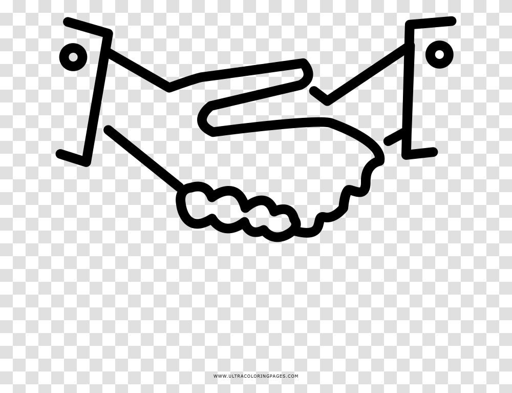 Shake Hands Coloring, Gray, World Of Warcraft Transparent Png