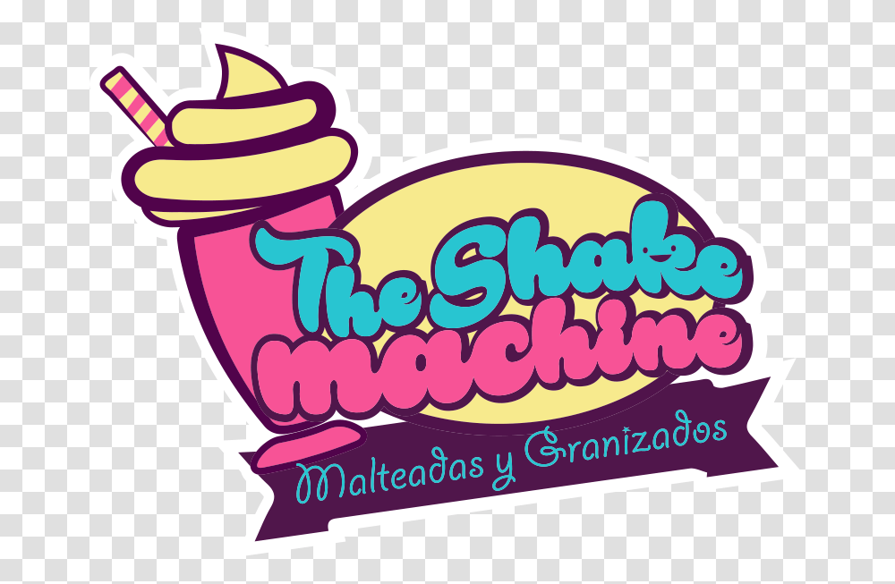 Shake Machine Logo, Food, Sweets, Confectionery, Cream Transparent Png