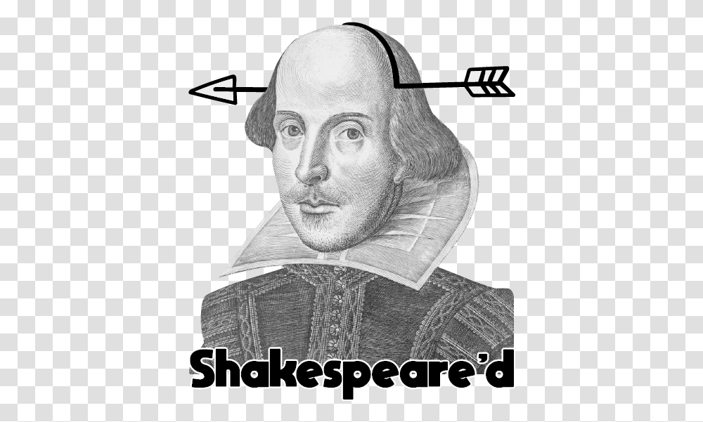 Shakespeare D Shakespeare Humor Funny Design Shirt William Shakespeare, Person, Human, Drawing Transparent Png