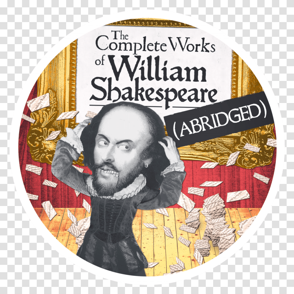 Shakespeare, Person, Human, Disk, Dvd Transparent Png