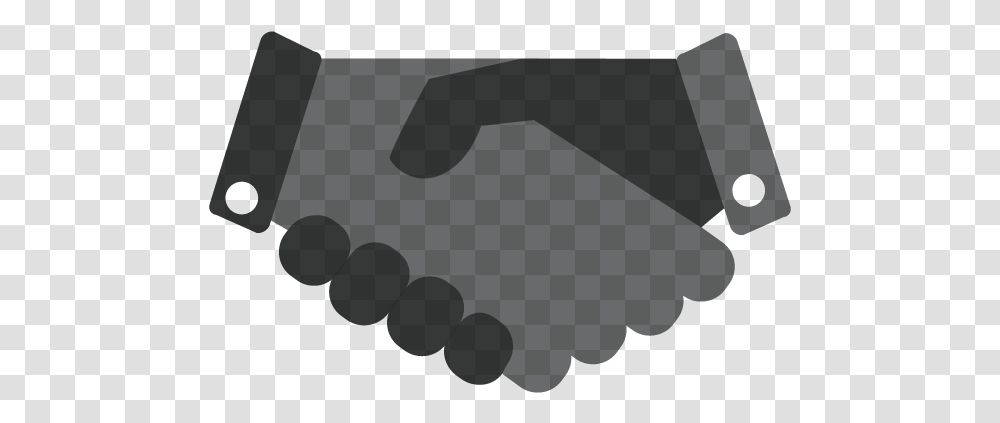 Shaking Hands Grey, Silhouette, Gray Transparent Png