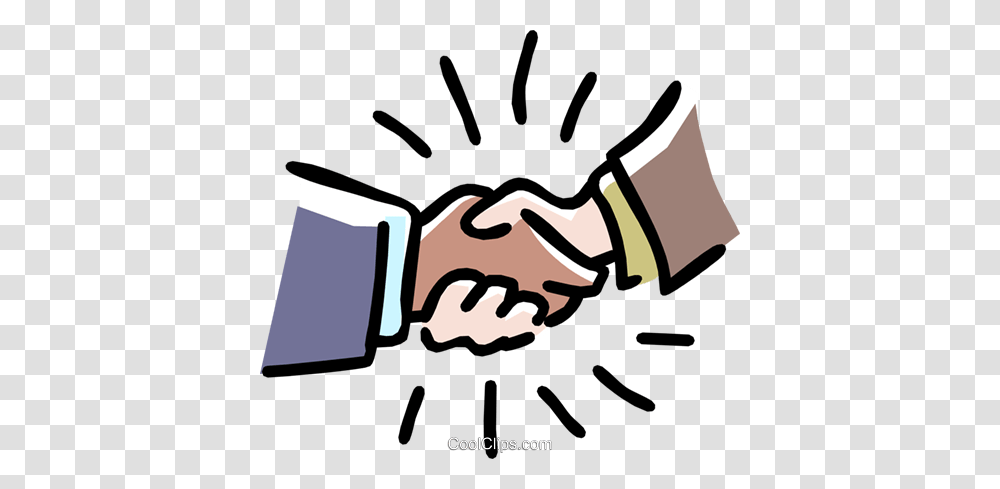 Shaking Hands Royalty Free Vector Clip Art Illustration, Handshake, Face Transparent Png