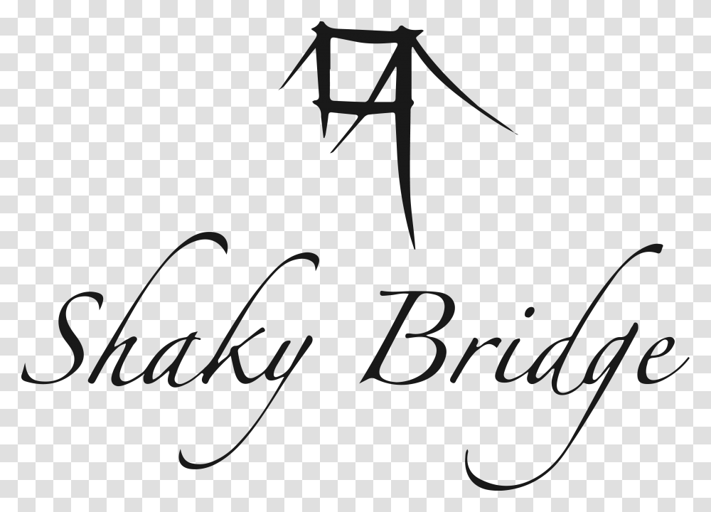 Shaky Bridge Wine Online Nz Central Otago Wineries, Handwriting, Calligraphy, Alphabet Transparent Png