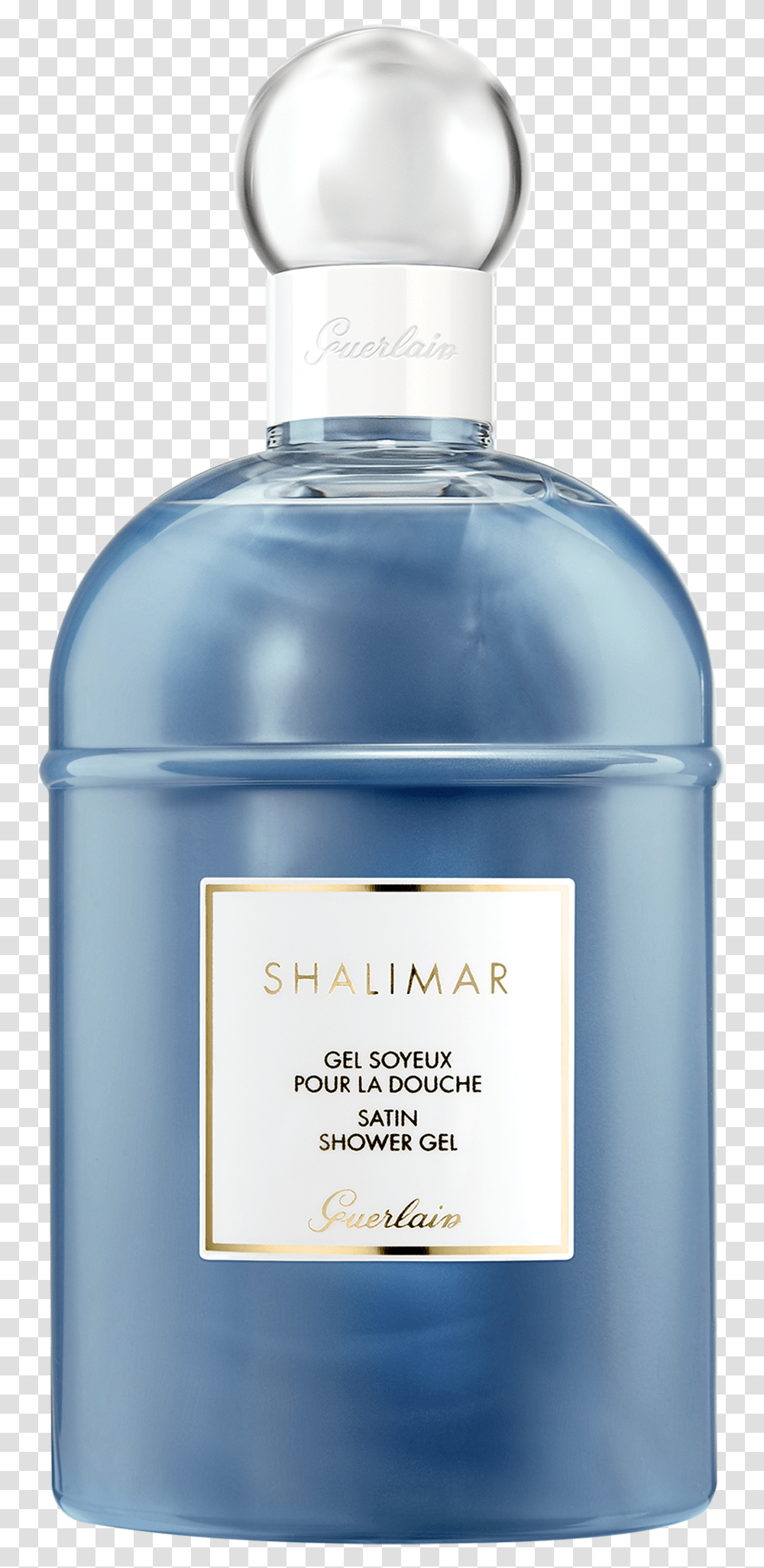 Shalimar Gel Douche Guerlain Shalimar Satin Shower Gel Barcode, Bottle, Cosmetics, Milk, Beverage Transparent Png