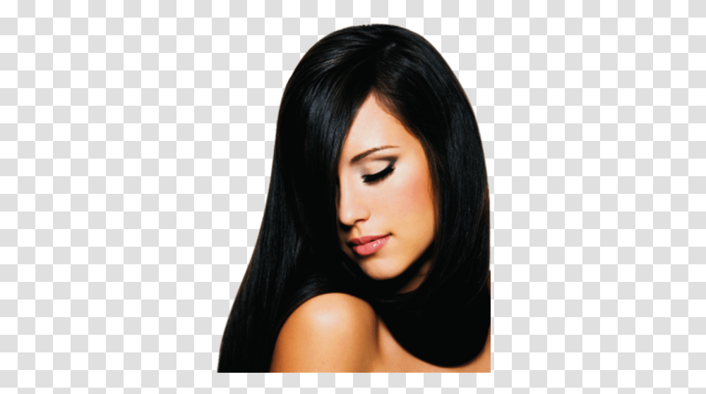 Shampoo Hair & Free Hairpng Images Long Hair Lady Hd, Black Hair, Person, Human, Face Transparent Png