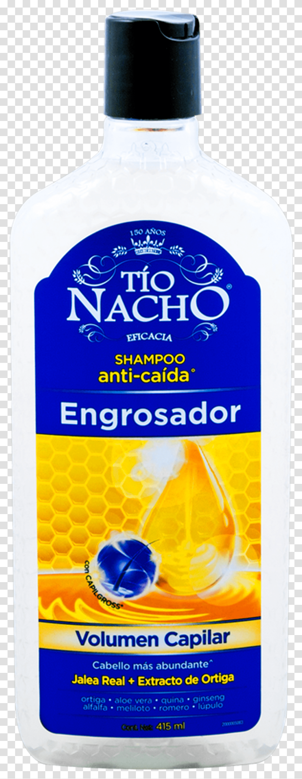 Shampoo Tio Nacho Engrosador, Food, Beer, Alcohol, Beverage Transparent Png