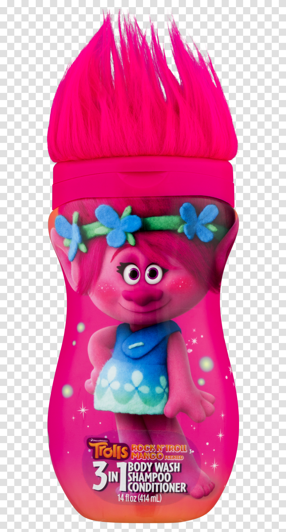 Shampoo Trolls Bunker Berry, Doll, Toy, Barbie, Figurine Transparent Png