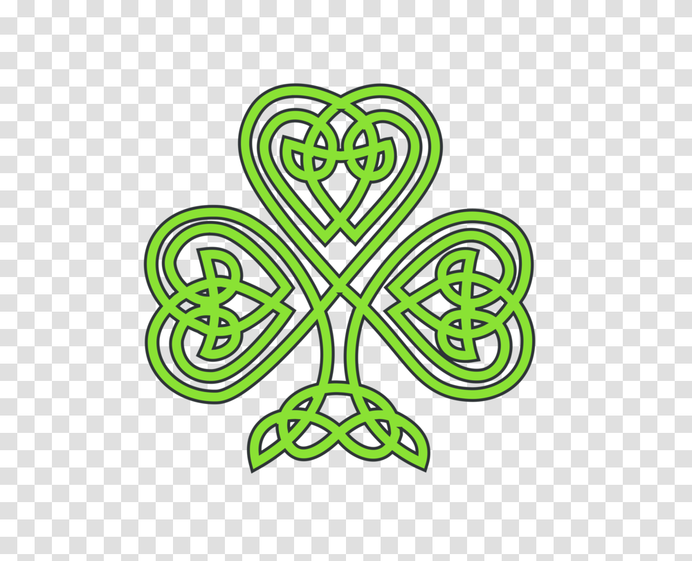 Shamrock Celtic Knot Celts Celtic Art Saint Patricks Day Free, Pattern, Accessories Transparent Png