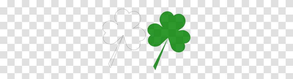 Shamrock Outline And Silhouette Clipart For Web, Green, Logo, Trademark Transparent Png