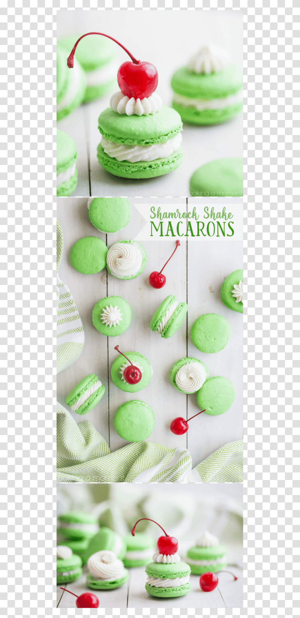 Shamrock Shake Macarons So Much Fun For St Bead, Plant, Sweets, Food, Vegetable Transparent Png