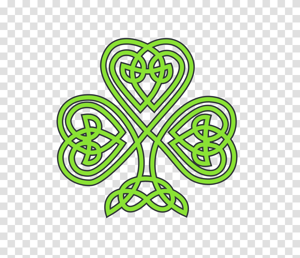 Shamrocks And Four Leaf Clovers St Patrick Day Celtic, Pattern, Graphics, Art, Floral Design Transparent Png