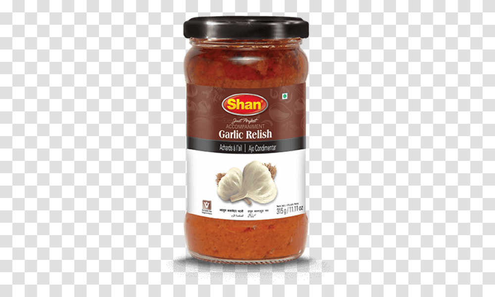 Shan Garlic Relish, Ketchup, Food, Plant, Pickle Transparent Png