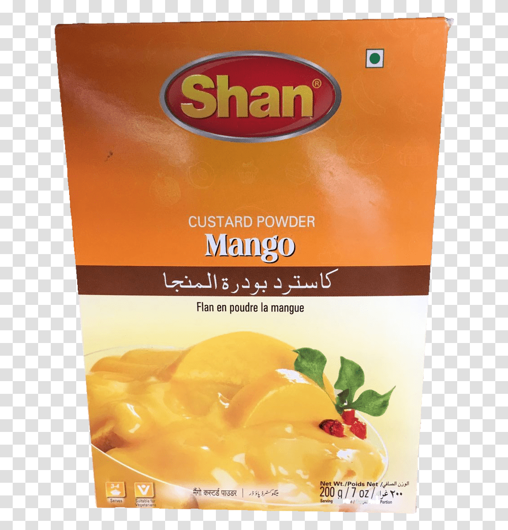 Shan Mango Custard Powder, Food, Plant, Bottle, Fruit Transparent Png